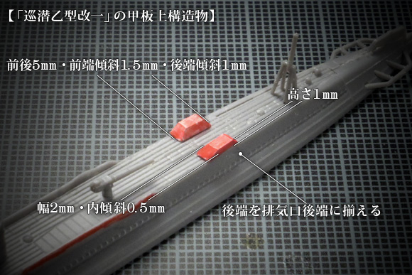 巡潜乙型改一の主要改正点