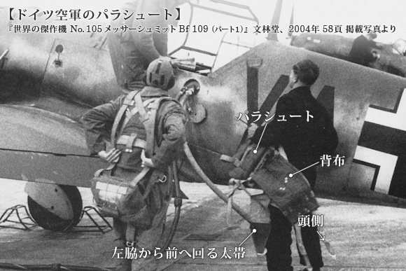 ドイツ空軍のカポック製救命胴衣