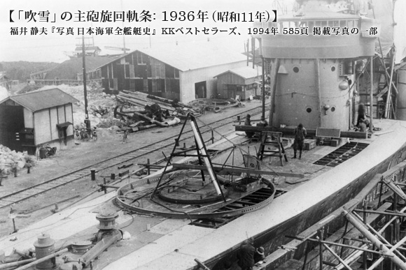 性能改善工事中の「吹雪」: 1936年 (昭和11年) 