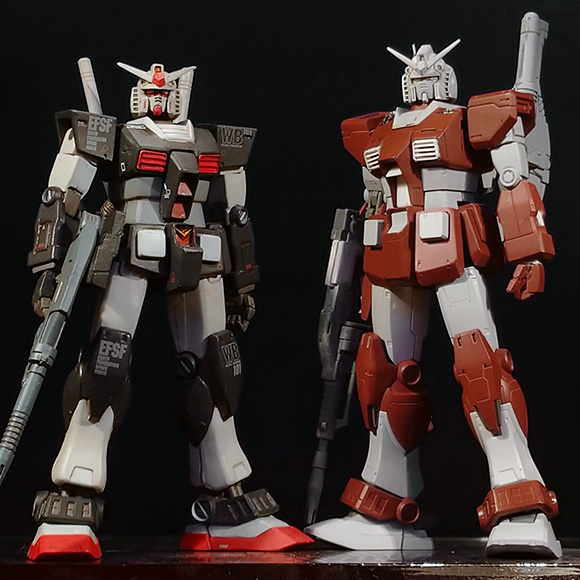 HGオリジン版ガンダムのプロトタイプ化