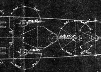 「球磨型」の図面から、艦橋基部の平面形を考える