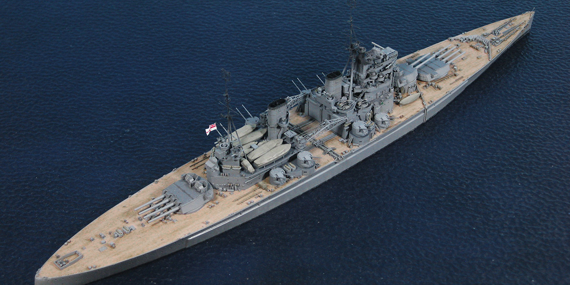 大型艦は大変だけど寛容である – 1/700でKGV級戦艦プリンス・オブ・ウェールズをつくる: 完